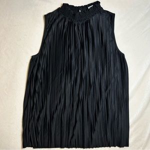 H&M Ruffle Turtle Neck Sleeveless Top